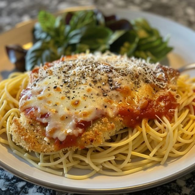 Chicken Parmigiana.