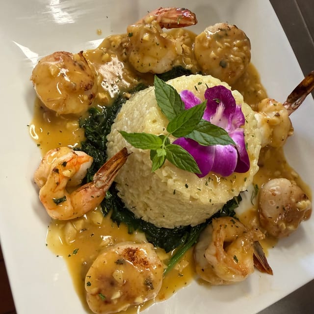 Shrimp & Scallops.