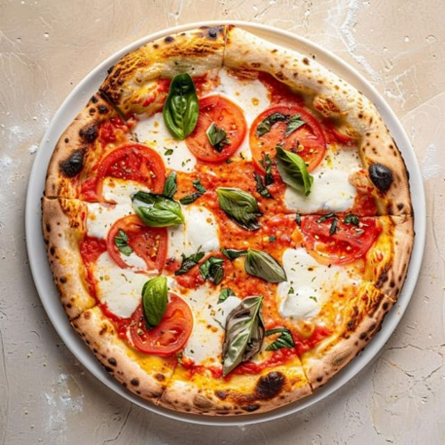 Personal 12" Margarita Pizza.