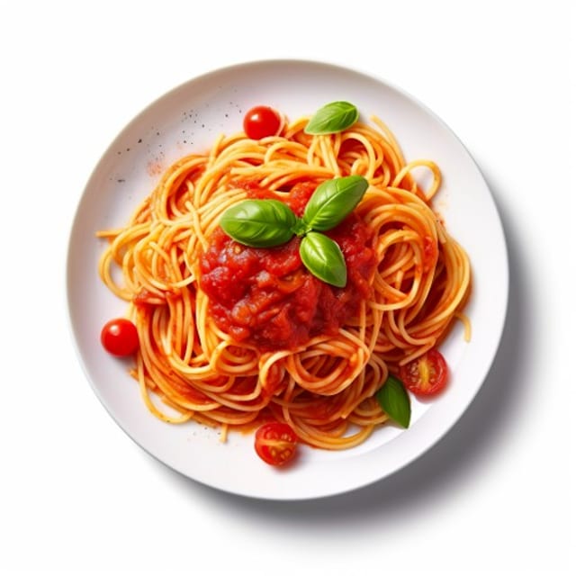 Pasta with Tomato Sauce.